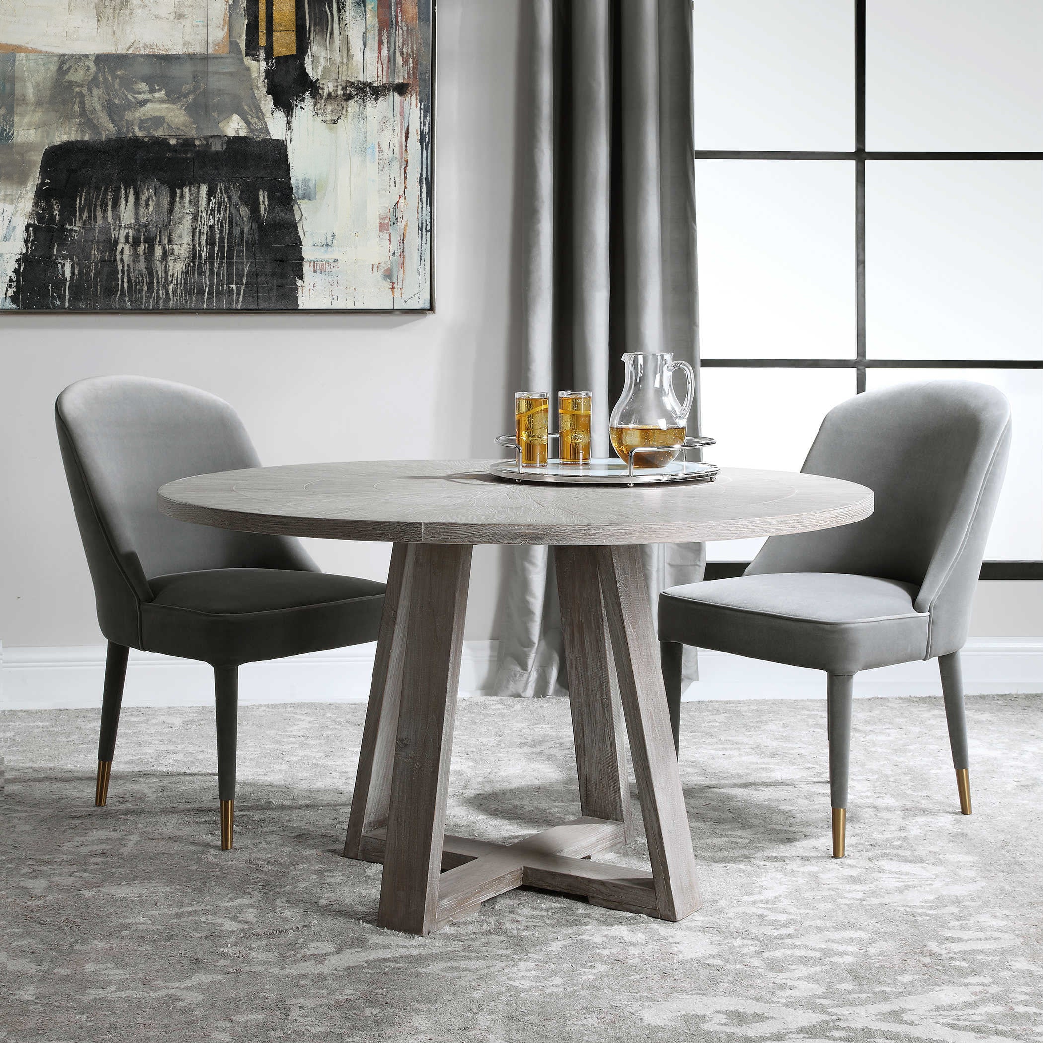 Avila 52"ROUND Dining Table - Image 3