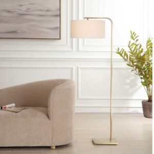 Alternative view of Laight Antique Brass Floor Lamp