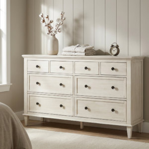 Alternative view of Abby White Washed Acacia Dresser