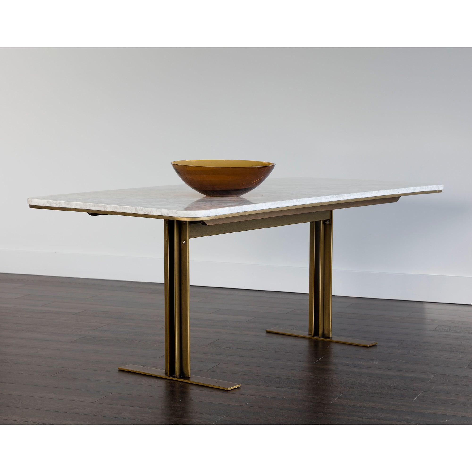 Ambrosia 79" Dining Table - White Marble - Image 5