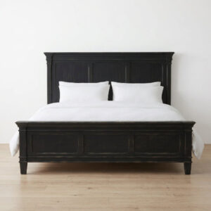 Alternative view of Cressida Antique Black King Panel Bed