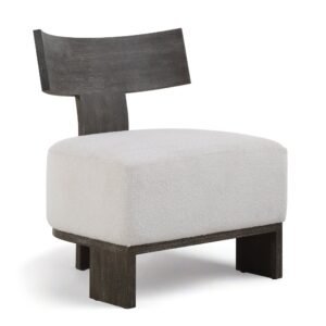 Klismos Accent Chair: Dark Walnut