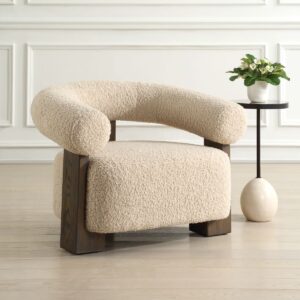 Alternative view of Lennox Faux Shearling Arm Chair