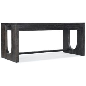 Liam Rustic Black Writing Desk