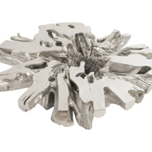 Alternative view of Otis Root Coffee Table Glass Silver Leaf