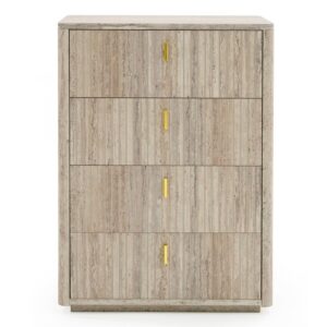 Roma Faux Travertine Chest